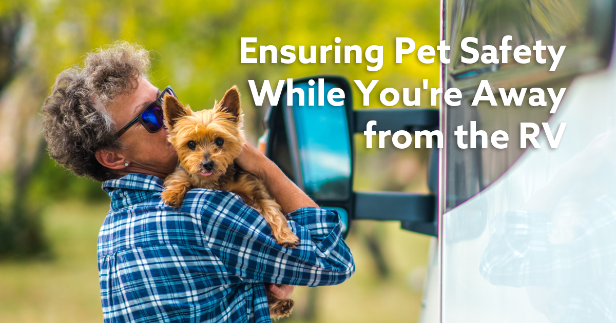 Read more about the article Daisy Approved: Ensuring Pet Safety While You’re Away from the RV